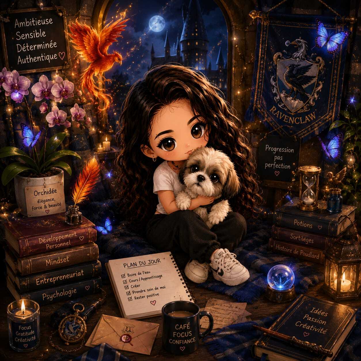Rêverie chibi par Jenny Ams